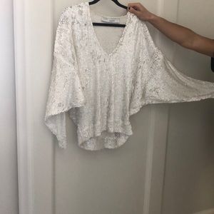 IRO dolman sleeve  All sequin but lightweight